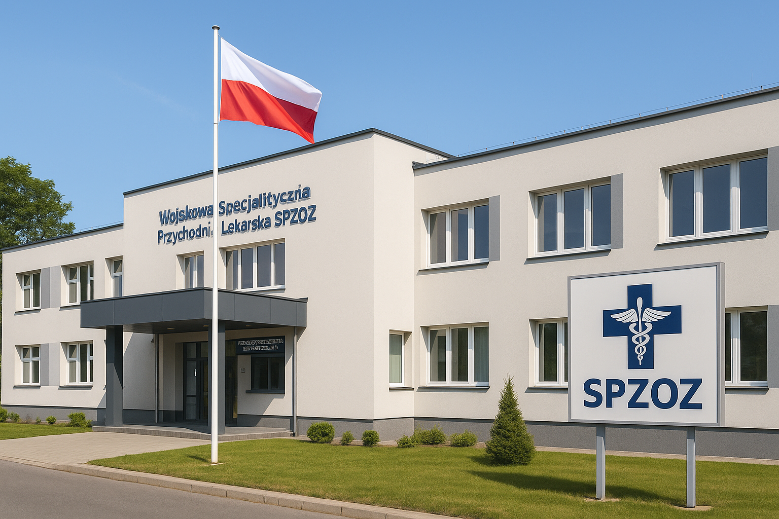 Budynek Wojskowej Specjalistycznej Przychodni Lekarskiej SPZOZ w Ustce